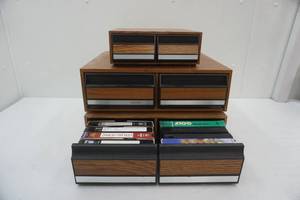 lot 244 image: VHSCassette storage drawers