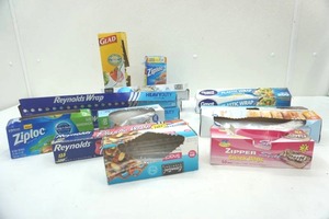 lot 248 image: Food Storage Bags, Plastic Wrap, Wax Paper, Aluminum Foil
