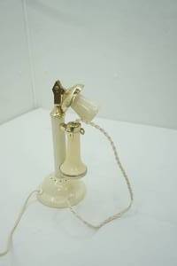 lot 285 image: Vintage Candlestick Telephone Lamp