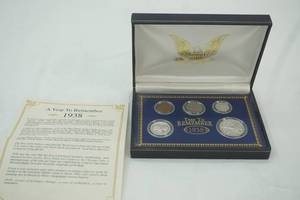 lot 286 image: 1938 Collectors Coin Set A Year to Remember