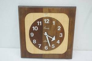 lot 306 image: Vintage Quartz London Wall Clock 13.5 Square