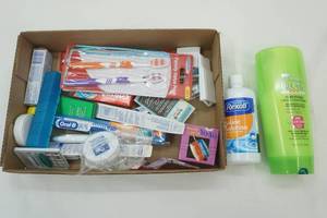lot 348 image: Hair Conditioner, Saline Solution, Toothbrushes and more