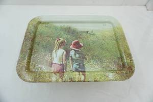 lot 357 image: Vintage Metal Lap TV Tray
