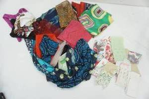 lot 369 image: Vintage Silk Scarves and Hankies