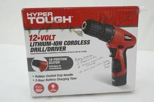 lot 394 image: Hyper Tough 12-Volt Cordless DrillDriver