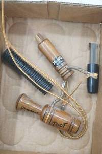lot 548 image: Faulks H-10 Hawk Call, Pheasant Toot, & Lohman Call