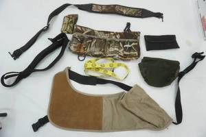 lot 583 image: Ammo Sleeves, Variety of Pouches, Straps, Lanyard