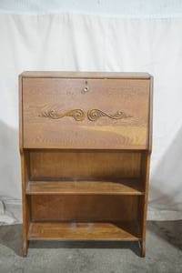 lot 606 image: AntiqueVintage Secretary Desk