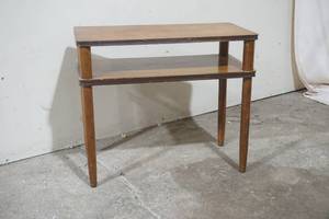 lot 608 image: Vintage Side Table 26x12.75x 22