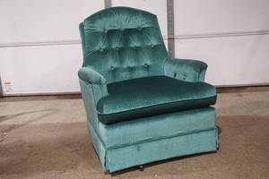 lot 645 image: Vintage Rocking Swivel Chair