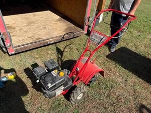 lot 17 image: TROY-BUILT TILLER