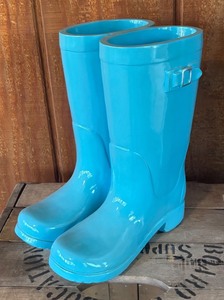 lot 79A image: P - Transpac Resin Rain Boot Planter