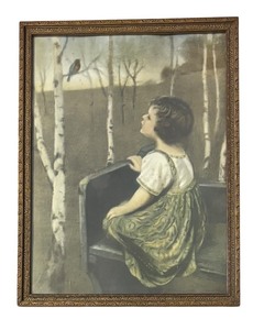 lot 103R image: BR - Spring Song Framed Simon Glucklich Print