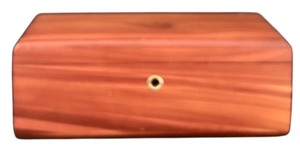 lot 193H image: FLR - Vintage Lane Cedar Keepsake Box with Key 9 Inch