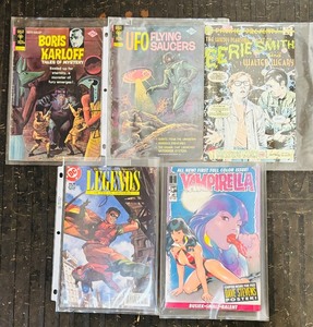 lot 296H image: GS - Set of 5 Vintage Comic Books - Gold Key, PC, Harris, DC