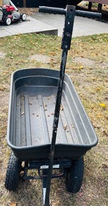 lot 308H image: BY - Gorilla Carts Utility Wagon with Handle, 35 Inches Long