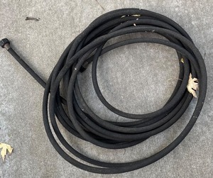 lot 323H image: BY - Heavy Duty Black Garden Soaker Hose