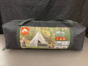 lot 4 image: Ozark Trail 7-Person Teepee Tent with Carry Bag