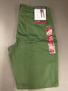 lot 26 image: Bandolino Amy Straight Leg Womens Pants Size 14 Green
