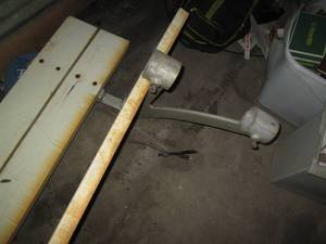 lot 77 image: 10ft Composite Eklof Docks bench se...