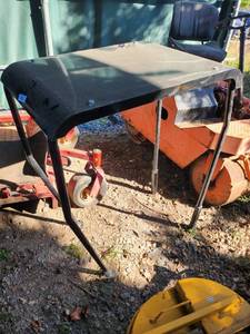 lot 22 image: Steel Tractor Canopy with Mounting Legs