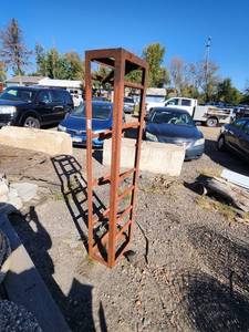 lot 29 image: Heavy Duty Steel Industrial Storage Rack Frame