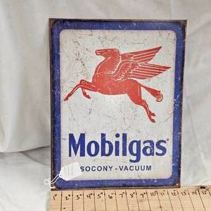 lot 111 image: 16x12 Motorcycles Metal Sign