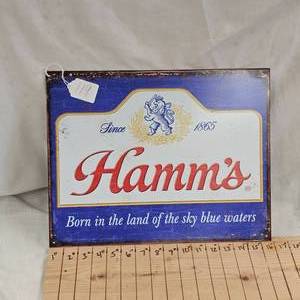 lot 119 image: 16x12 Hamms Metal Sign