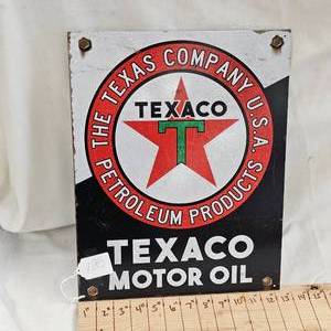 lot 125 image: 16x12 Terace Motor Oil Metal Sign