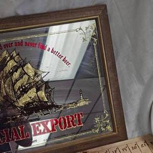 lot 142 image: 20x14 Special Export Mirrored Sign