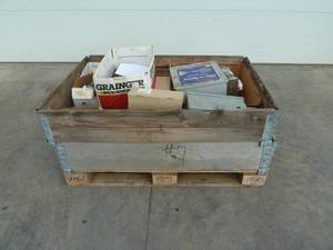 lot 7 image: Crate #7 Delaval Parts, Walchem Metering Pumps