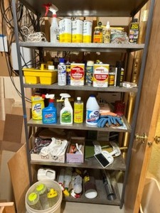 lot 79A image: Variety of Chemicals & Garage Items