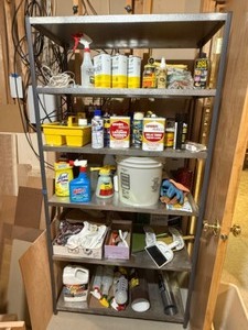 lot 76 image: Metal Shelf ONLY--No Supplies