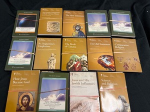 lot 55 image: Books & CDs From Great Courses on Religion & Christianity