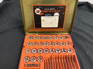 lot 106 image: Buffalo 60-Piece Tap & Die Set