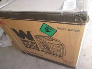 lot 86 image: Brand New WEN 4000 watt inverter ge...