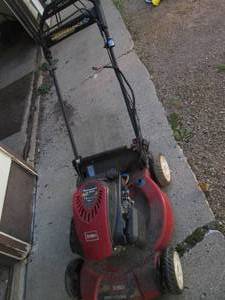 lot 100 image: Toro recycler 159 cc push mower...