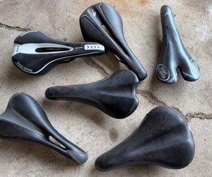 lot 105 image: Collection of Bicycle Seats