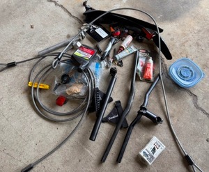lot 106 image: Collection of Bicycle Parts & Supplies