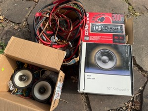 lot 13 image: Car Audio Stereo Wiring Supplies