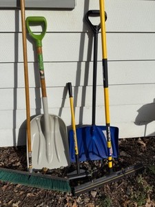 lot 64 image: Winter Is Coming Shovels, Squeegees & Broom