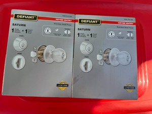lot 82 image: Sealed Box of Defiant Keyed Entry Locks
