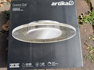 lot 2 image: Artika Essence Disk Light Fixture