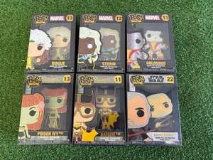 lot 18 image: Funko Pop Pins - Marvel, Star Wars & DC Comics