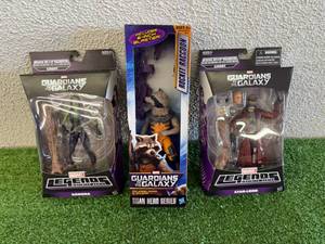 lot 36 image: Gardians of the Galaxy Figures
