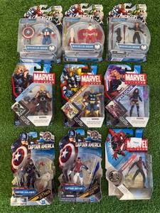 lot 56 image: Marvel Universe, Captain America & Avengers Assemble Figures