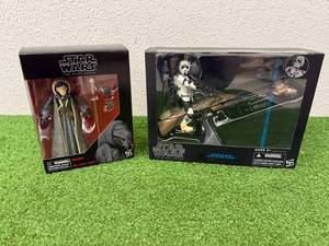 lot 118 image: Star Wars The Black Series Speeder Bike with Biker Scout & Moloch