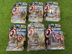 lot 124 image: Captain America Figures