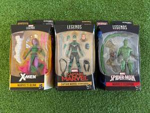 lot 153 image: Marvel Legends Marvels Blink, Marvels Scorpion & Captain Marvel