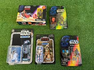 lot 165 image: Star Wars Swoop Vehicle & Figures - Kenner